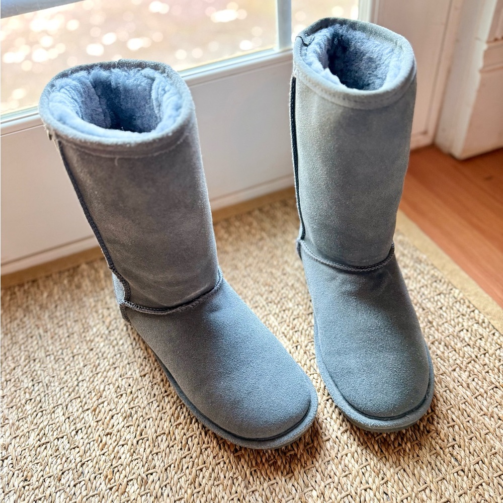 Bearpaw 610W - Emma Charcoal Gray Wool Boots